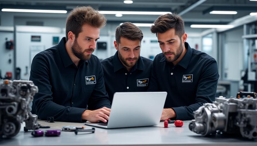 Team di Glacian Performance al lavoro