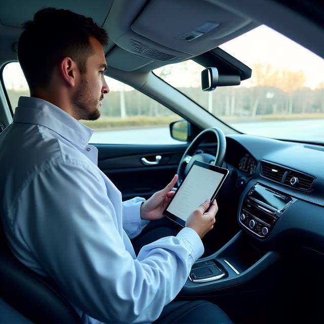 Intervento meccanico sicuro in officina